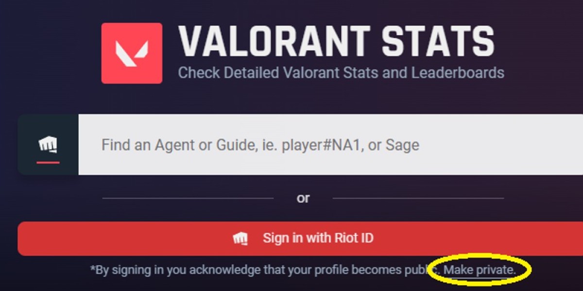 Tracker.gg Valorant - Cachez votre profil facilement